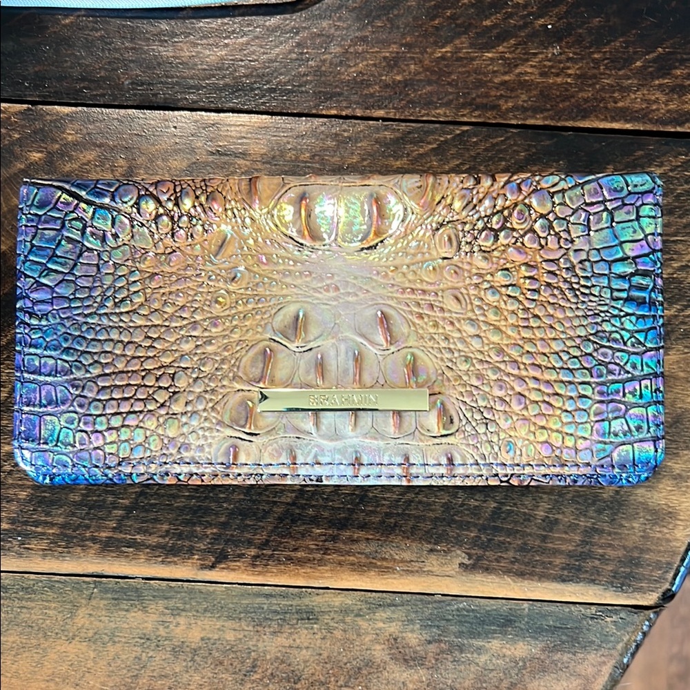 Brahmin mini Ady in bluestone ombré